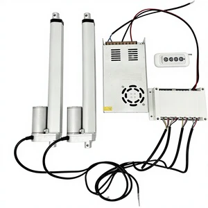 Premium 50mm Permanent Magnet Brushed DC Motor Linear Actuator Force with Upper & Lower Mounting Holes Electric Linear Actuator