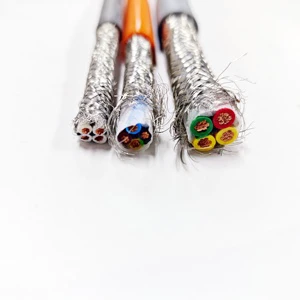 Factory Direct Sales 10 Cores Multicore Copper Wire Shielded 28 26 24 22 20 18 AWG Control Power Cable