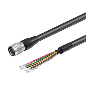 Industrial Camera IO Trigger Basler Color Beumer 6-Core Hole for Circular Connector
