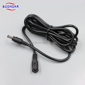 SCONDAR Custom Wire Harness DC Power Extension Cable Male Female 5.5mm 2.1mm Jack Connector Cord For CCTV Camera LED Strip Light