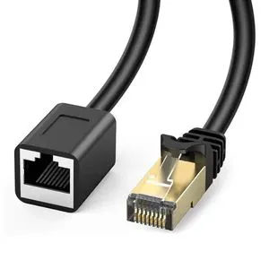 Gold plating Extension 8p8c Rj45 Male To Female UTP FTP SFTP Shielded Ethernet Rj45 Connector Network Cable