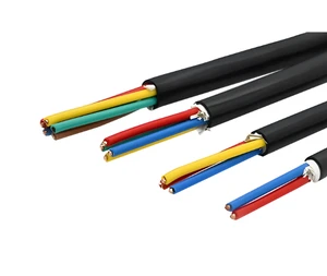 IEC Standard Medium Voltage RVV Cable Multi Core Flexible PVC Insulated Sheathed Copper Wire 300/500V Power Control Cord Bulk