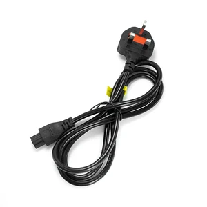 Sipu Factory Manufactures Wholesale Power Cables 1.5M UK Plug OEM Welcome Power Cord for Mechanical Equipment