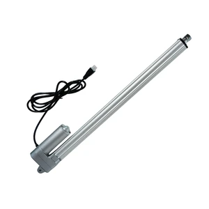 3000N Linear Drive with 400mm Stroke Brush DC Motor 80W IP65/IP66 Waterproof for Industrial Lifting Systems