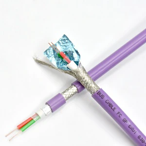 Braid Flexible Stranded Copper Wire Highly Quality PVC Network Process Field Bus Cable