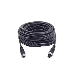 Four-way Monitoring Camera Connecting Cable Trailer Video Spring Cable Aviation Head Extension Cable for Aviation Line Vehicle