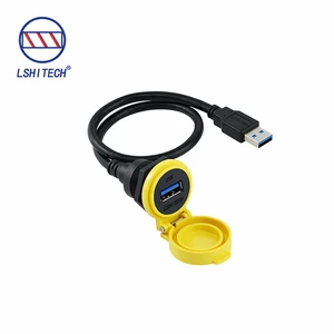 USB3.0 TYPE-A Male to Female Extension Cable with Dust Cover Transmission Cord Industrial Camera Printer Expansion Cables