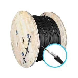 Outdoor 2 4 6 8 12 Core 16 24 Hilos Mini ADSS Fiber Optic Cable ASU80 12FO ASU Fibre Optical Communication Cables For Aerial