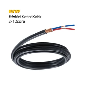 Multicore Flexible Cables 2/3/4/5/6/7/8 Core Shielded Cable signal 99.99%pure Copper Rvvp Wire Cable