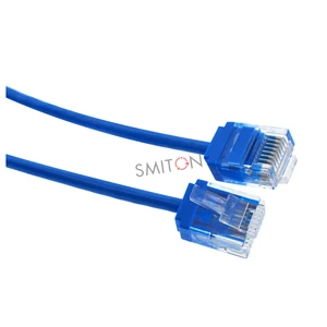 10inches 30cm RJ45 Connector Ultra Thin Lan Network Extension Cord Cat6 Cat6A Ethernet Cable Tracing Patch Lead