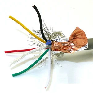 TRVVPS PUR Jacket High Flexible Communication Cable Anti-interference Shielded Network Wire for EtherCAT Bus System