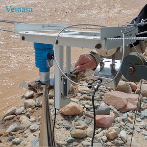 Beidou Cableway Hydrological Monitoring Station SWAWS002 Tower River Water Level Meter Flow Rate Measurement Solar Energy