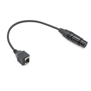 XLR Male to RJ45 Network Connector Extension Cable Use Cat5 Ethernet XLR 3pin to RJ45 Female Adapter Cable for DMX-CON