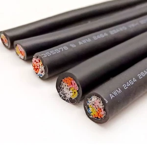 TRVV High Flexible 0.3 0.5 0.75 1 1.5 2 3 4 6 mm Sqm 5 7 8 10 16 20 24 Cores Robot Arm Drag Chain Towline Electric Power Cable