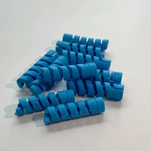 Durable Spiral Silicone Cord Protector, Anti-Bending Design Protect Charging Cables From Breaking for Mobile Phones & Laptops