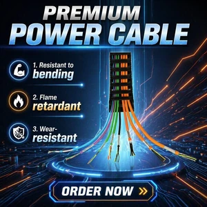 Class 6 Extra Flexible Robotic Cable TPE Insulation TPU Sheath for High Speed Drag Chain Motion System