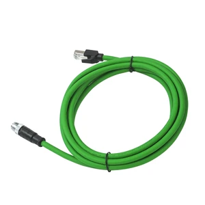 M12 to RJ45 Connector Aviation Plug Male 8 Pin X-Coded Industrial Camera Ethernet Cable