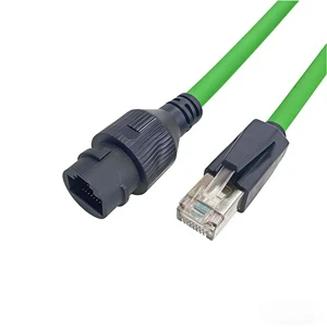 HUA Electronic Network Twisted Pair Cable Extension Line RJ45 Adapter Gigabit Ports Male/Female IP67 Rated PVC Jacket