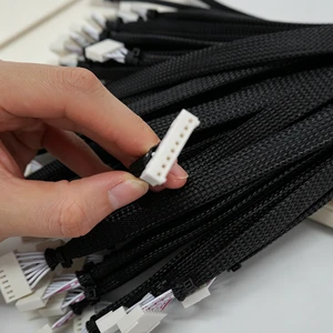 Custom High-Temperature Electronic Cable Assembly Silicone Jacket PVC/Nylon/Rubber/PTFE for Machinery Copper Conductor TUV