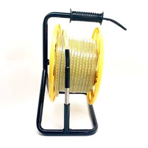 200m Deep Well Water Level Meter Stainless Steel Ruler Cable with Audible Visual Alarms for Hydrogeolog & Wells & Boreholes