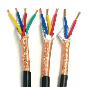 Pure Copper Multi-Core Shielded Cable 2 4 6 8 10 Cores Flexible Control Electrical Application Cable