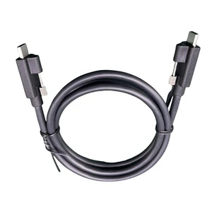 USB 3.2 Locking USB-C Cable 3.1 Type C Male to Male 5Gbps 10Gbps 1M 2M 3M 5M Industrial Camera Cable with Locked Single Screw