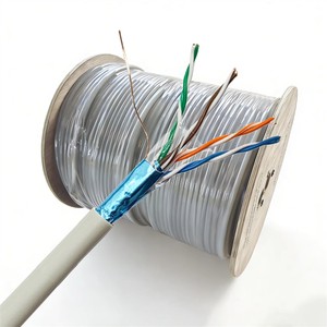 CE RoHS ISO Certified Professional Manufacturer Supply LAN Ethernet CCTV Data Center Industrial High Speed 23AWG Cat5e FTP Cable