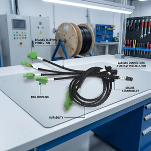 Custom Customized Audio Equipment Electrical Wiring Harness Loom Cable Assembly Factory