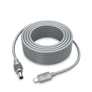 Waterproof PVC Skin USB Type C to DC 5521 Power Plug Replacement Satellite Extension Network Starlink Cable Fiber Optic Cable
