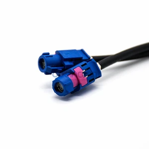 LVDS Coaxial Cable 1M With 4Pin C Code Jack To Jack HSD Connector High Speed Data Automobile Cables