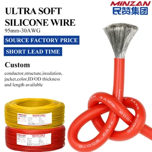 Red Black Yellow Blue Green AWM3135 2 3 4 6 8 10 12 14 AWG Soft Silicone Cable Electric Wire