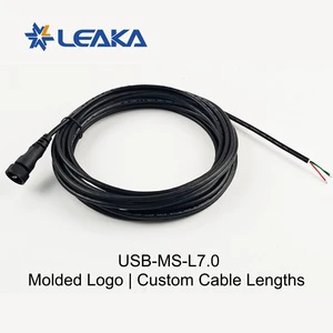 Factory Custom Micro-USB Waterproof Cable 7m High-Flex TPU Power Wire Harness for Industrial Sensor Camera Automation
