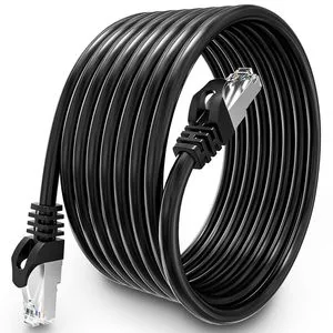Outdoor Cat6a Waterproof Rj45 Patch Cord Cat6 SFTP Shielded Ethernet Cable 5m 10m 20m 30m Length Network Cables
