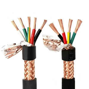 Professional ISO9001 Approved CE Certified Multi Core Flexible Copper Braid Signal Transmission Shielded Control Cable