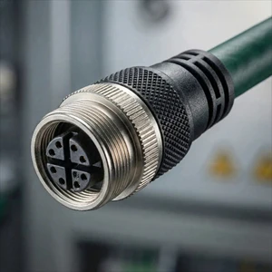 M12 8Pin X-Code to RJ45 Cat6 High-Speed Copper Ethernet Network Cable PVC Industrial Use for CCTV IP Camera Systems