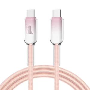 Factory Custom Logo USB C to USB C Cable 60W Fast Charging Cord Type C Cable for Phone Laptop Office Travel