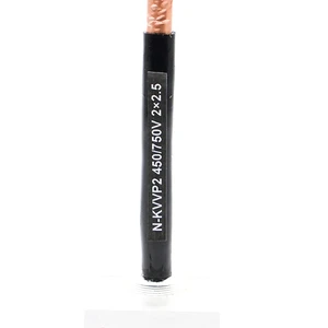 N-KVVP2 450/750V Unarmoured Fire Resistant Multi-core Cu Core Control Cable for Digital Applications