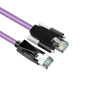 Industrial Camera CCD Network Cable Cat6A Drag Chain Gige High Flexibility Drag Chain Gigabit Cable with Lock