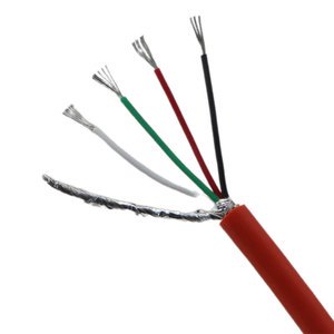 High Quality Stranded Load Cell Cable Connector Wire Color Code 4 AWG 24 PVC Coiled Sensor Cable For Underground Use China