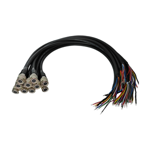 For HR10 Compatible 12Pin Industrial Camera Trigger Cable Push-Pull Self-Locking Drag Chain IP67 Rated for Wire Connections