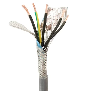 3 4 5 6 7 8 Core PVC Insulated Shielded Multicore Control Signal Cable Electrical Wires Power Cable With Shield
