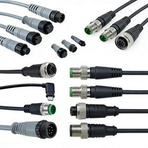 Professional 8 Pin X-Coded Gigabit Ethernet Network Shielded RJ45 Industrial Camera Link Waterproof M12 Cable for Robotics