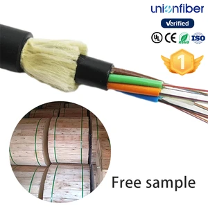 Fibra Optica 12 24 48 Hilos ADSS Span 200 Adss 2 4 Core 6 24 48 96 Hilos 4km Single/Double Jacket ADSS/ASU Fibre Optic Cable