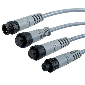 Heavy Duty 8 Pin X-Coded Gigabit Ethernet Network Shielded Industrial Camera Power Cable Wiring Harness Waterproof M12 Cable