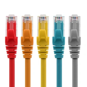 Factory Round/Flat Cat5E Cat6 Rj45 Patch Cord Ethernet Network Cable Patch Cord Price