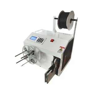 Sinrad SR-9028 Factory Price Cable Shape Winding Wire Binding Strapping Coil Machine Tying Tool Semi-Automatic AC220V 300W Best