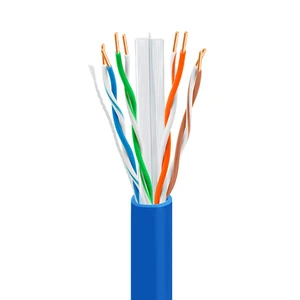 Factory Price Cat6/Cat6a Shielded (UTP/STP) Network Cable 1000ft, 26AWG UTP/SFTP Ethernet Cable for Industrial EMC Environment