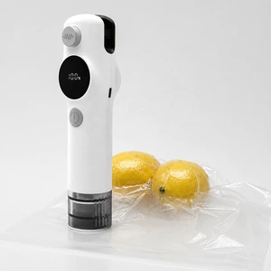 Portable Plastic Vacuum Sealer Machine for Household Food Storage USB Rechargeable Mini Bag Sealer with Reusable Vacuum Bags