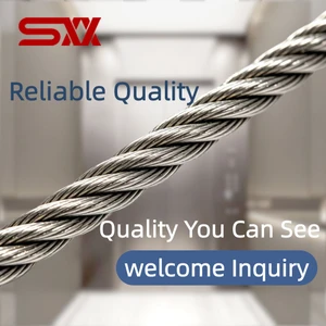 Low Elongation CSC 8mm Elevator Wire Rope 8x19S Composite Steel Core OEM Custom Length Logo Factory Direct