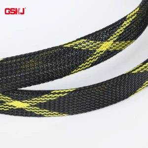 GSKJ Network Cable Management Sleeving Expandable Braided Sleeve for Robotics Cable Protection